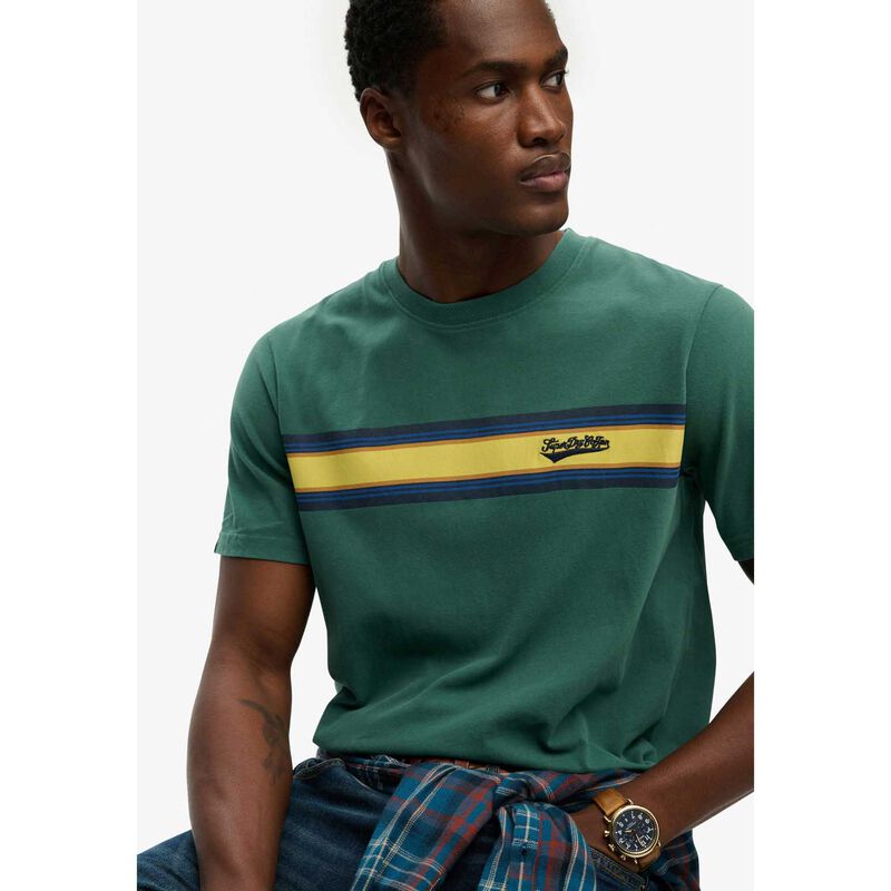 Superdry Outdoor Stripe Logo Relaxed Tee image number 2
